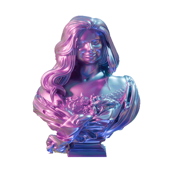 Animated bust